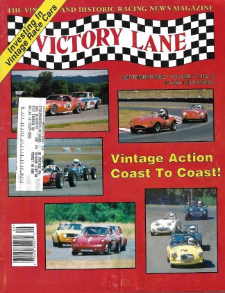 VICTORY LANE 2002 SEPT - THE VINTAGE & HISTORIC RACING NEWS MAGAZINE*